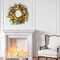 24 Inch Tulip Wreaths for Front Door,Summer Wreath for Wall Porch Window with Tulip and Eucalyptus, Indoor and Outdoor Artificial Floral Wreath Home Decor, Party Holiday Anniversary Decoration